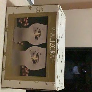 White Angel Mini Floating Pillar Candle Set/2